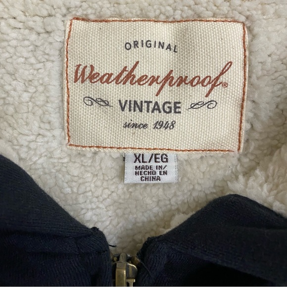 Weatherproof Garment Company Fleece Sweater Zip-Up Jacket - Vintage 1948 - Picture 3 of 6